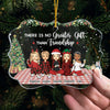 We're More Than Friends - Bestie Personalized Custom Ornament - Acrylic Benelux Shaped - Christmas Gift For Best Friends, BFF, Sisters