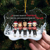 Lucky To Have You As My Coworkers - Coworker Personalized Custom Ornament - Acrylic Benelux Shaped - Christmas Gift For Coworkers, Work Friends, Colleagues
