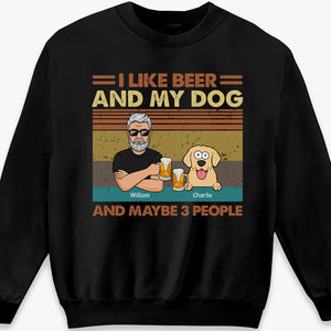 I Like Coffee And My Dogs - Dog Personalized Custom Unisex T-shirt, Hoodie, Sweatshirt - Gift For Pet Owners, Pet Lovers