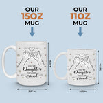 A Mom Is A Daughter's First Friend - Family Personalized Custom 3D Inflated Effect Printed Mug - Gift For Mom, Daughter