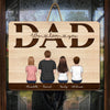 My Super Dad - Family Personalized Custom Rectangle Shaped Home Decor Wood Sign - House Warming Gift For Dad