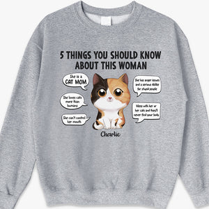 This Woman Loves Cats More Than Humans - Cat Personalized Custom Unisex T-shirt, Hoodie, Sweatshirt - Gift For Pet Owners, Pet Lovers
