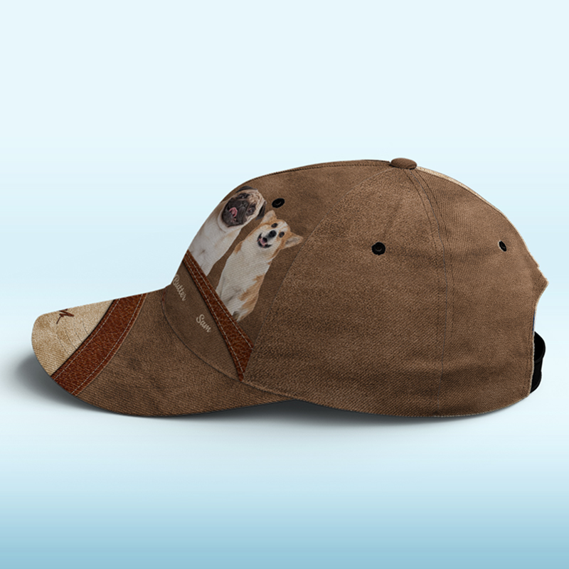 Custom Photo Life Is Better With Fur Baby Navy - Dog & Cat Personalized Custom Hat, All Over Print Classic Cap - New Arrival, Gift For Pet Owners, Pet Lovers