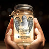 Custom Photo God Has You In His Arms - Memorial Personalized Custom Mason Jar Light - Sympathy Gift For Family Members