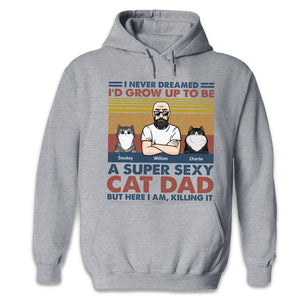 T-shirt unisexe personnalisé, t-shirt premium, sweat à capuche – Cadeaux d'anniversaire personnalisés pour les amoureux des chiens et des chats, les papas et les mamans de chiens, les propriétaires de chats – Mon animal rend la saison joyeuse.
