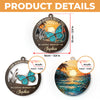 We Miss You Every Day - Memorial Personalized Custom Suncatcher Ornament - Acrylic Round Shaped - Christmas Gift, Sympathy Gift For Family Members