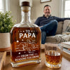 Custom Liquor Decanter - Personalized Father's Day Birthday Gifts For Dad, Grandpa - Drink Because We Exist