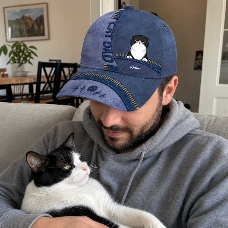 I Love Dogs More Than Humans - Dog & Cat Personalized Custom Hat, All Over Print Classic Cap - Gift For Pet Owners, Pet Lovers