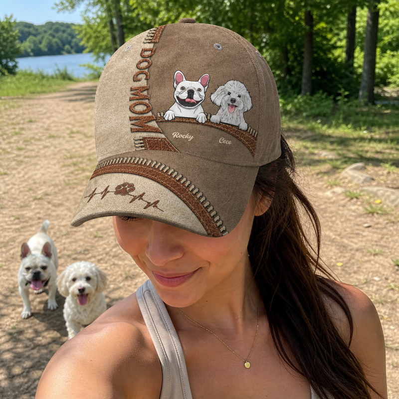 I Love Dogs More Than Humans - Dog & Cat Personalized Custom Hat, All Over Print Classic Cap - Gift For Pet Owners, Pet Lovers