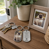 Custom Photo Forever My Furry Angel - Memorial Personalized Custom Keychain - Sympathy Gift For Pet Owners, Pet Lovers