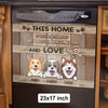 This Home Is Filled With Kisses - Personalized Dishwasher Cover