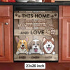 This Home Is Filled With Kisses - Personalized Dishwasher Cover