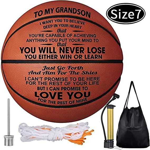To My GrandSon - You Will Never Lose - Basketball With Pump