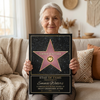 Dad Star Of Fame - Family Personalized Custom Vertical Canvas - Mother's Day, Father's Day Birthday Gifts For Mom, Dad