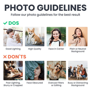 Pyjama personnalisé avec photo féline pour Noël ! - Pyjama personnalisé pour chien et chat - Cadeau de Noël pour propriétaires et amoureux des animaux