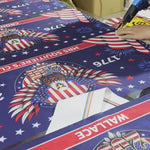 Custom Polyester Outdoor Banner - Personalized America 250th Anniversary Gifts For Mom, Dad, Brother, Sister, Kids - Together We Shine Bright