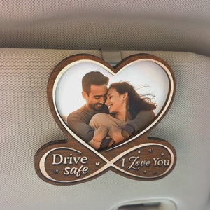 Custom Photo All Of Me Loves All Of You - Couple Personalized Custom Car Visor Clip - Gift For Husband Wife, Anniversary