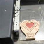 Custom Shaped Wooden Art Puzzle - Personalized Mother's Day Father's Day Birthday Gifts For Mom, Dad, Grandma, Grandpa - Love Never Fades