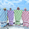 Summer Is In The Air - Bestie Personalized Custom Beach Towel - Summer Vacation Gift, Birthday Pool Party Gift For Best Friends, BFF, Sisters