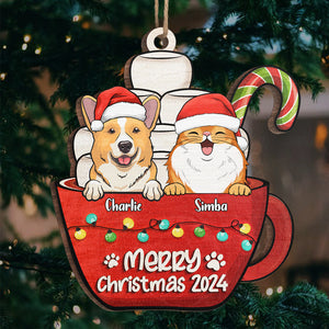 Have A Sweet Pawlidays - Dog & Cat Personalized Custom Ornament - Wood Unique Shaped - Christmas Gift For Pet Owners, Pet Lovers