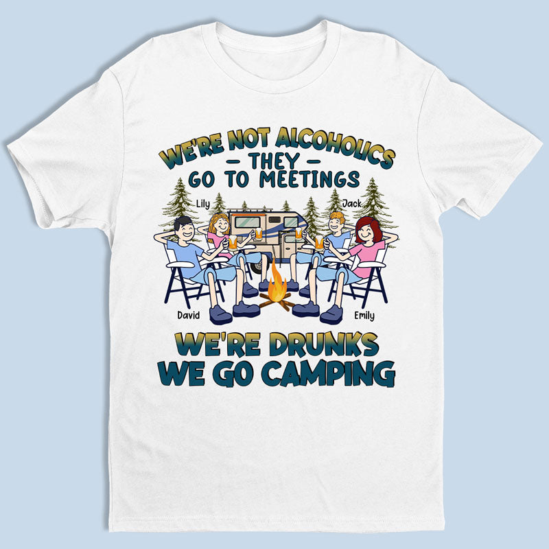 We Will Never Forget These Moments - Camping Personalized Custom Unisex T-shirt, Hoodie, Sweatshirt - Gift For Best Friends, BFF, Sisters, Camping Lovers