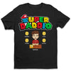 Super Daddio & Super Mommio - Family Personalized Custom Unisex T-shirt, Hoodie, Sweatshirt - Father's Day, Mother's Day, Birthday Gift For Dad, Mom