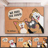 Fur Babies Rule The House - Dog Personalized Custom Decorative Mat - Gift For Pet Owners, Pet Lovers