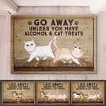 Go Away Unless You Have Something - Cat Personalized Custom Decorative Mat - Gift For Pet Owners, Pet Lovers