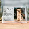 Custom Photo There Is A Heaven In Our Home - Memorial Personalized Custom Rectangle Shaped Acrylic Plaque - Sympathy Gift, Gift For Pet Owners, Pet Lovers
