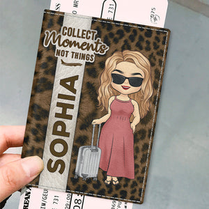 Travel Is My Favourite Therapy - Travel Personalized Custom Passport Cover, Passport Holder - Gift For Travel Lovers