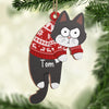 Meowy Christmas And Let The Chaos Ensue - Cat Personalized Custom Ornament - Wood Custom Shaped - Christmas Gift For Pet Owners, Pet Lovers