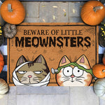 Don't Cross My Path - Cat Personalized Custom Home Decor Decorative Mat - Halloween Gift For Pet Owners, Pet Lovers