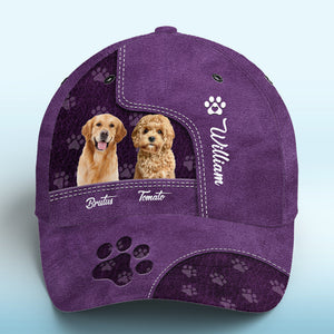 Custom Photo Bring Joy To Your World - Dog & Cat Personalized Custom Hat, All Over Print Classic Cap - Gift For Pet Owners, Pet Lovers