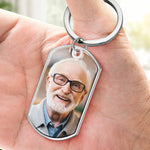 Custom Photo Until I See You Again - Memorial Personalized Custom Keychain - Sympathy Gift For Family