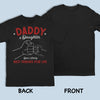 Dada Is My Best Friend - Family Personalized Custom Unisex Back Printed T-shirt, Hoodie, Sweatshirt - Father's Day, Birthday Gift For Dad