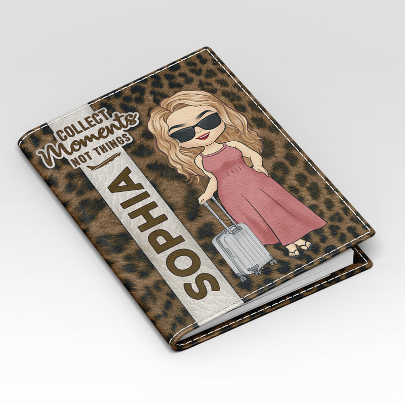 Travel Is My Favourite Therapy - Travel Personalized Custom Passport Cover, Passport Holder - Gift For Travel Lovers