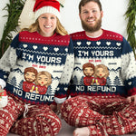 All Of Me Is Yours - Couple Personalized Custom Ugly Sweatshirt - Unisex Wool Jumper - Christmas Gift For Husband Wife, Anniversary