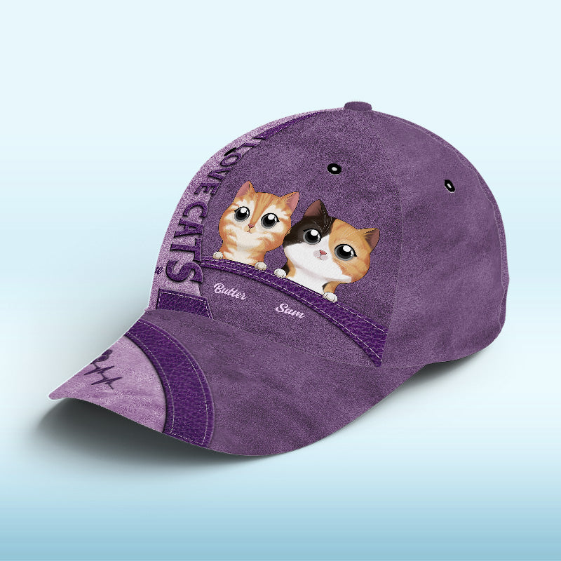 What Greater Gift Than The Love Of A Cat Blue - Cat Personalized Custom Hat, All Over Print Classic Cap - New Arrival, Gift For Pet Owners, Pet Lovers