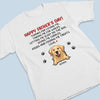 Thanks For Kissing And Feeding Us - Dog Personalized Custom Unisex T-shirt, Hoodie, Sweatshirt - Father's Day, Gift For Pet Owners, Pet Lovers