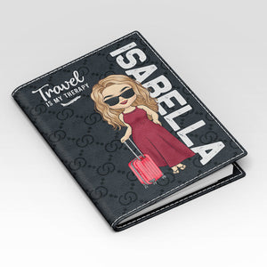 Traveling Is My Favourite Hobby - Travel Personalized Custom Passport Cover, Passport Holder - Gift For Travel Lovers