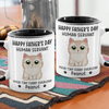 Good Morning Human Servant - Cat Personalized Custom Accent Mug - Father's Day, Mother's Day, Gift For Pet Owners, Pet Lovers