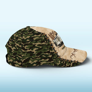 Let's Sit By The Campsite - Camping Personalized Custom Hat, All Over Print Classic Cap - Gift For Camping Lovers