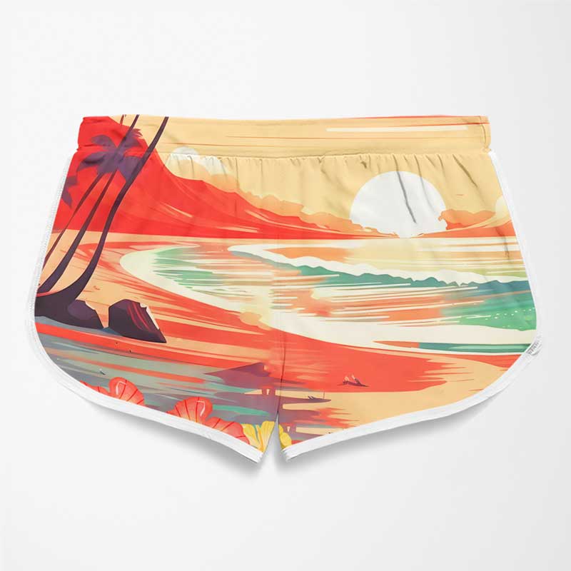 If Lost, Return To My Bae - Funny Personalized Custom Tropical Hawaiian Aloha Couple Beach Shorts - Summer Vacation Gift, Birthday Party Gift For Husband Wife