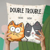 We're The Trouble - Cat Personalized Custom Pillow - Gift For Pet Owners, Pet Lovers
