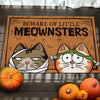 Don't Cross My Path - Cat Personalized Custom Home Decor Decorative Mat - Halloween Gift For Pet Owners, Pet Lovers