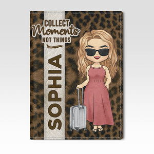 Travel Is My Favourite Therapy - Travel Personalized Custom Passport Cover, Passport Holder - Gift For Travel Lovers