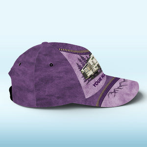 Where Memories Are Made And Adventures Begin - Camping Personalized Custom Hat, All Over Print Classic Cap - Gift For Camping Lovers