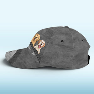 The Walking Dad - Dog Personalized Custom Hat, All Over Print Classic Cap - Gift For Pet Owners, Pet Lovers