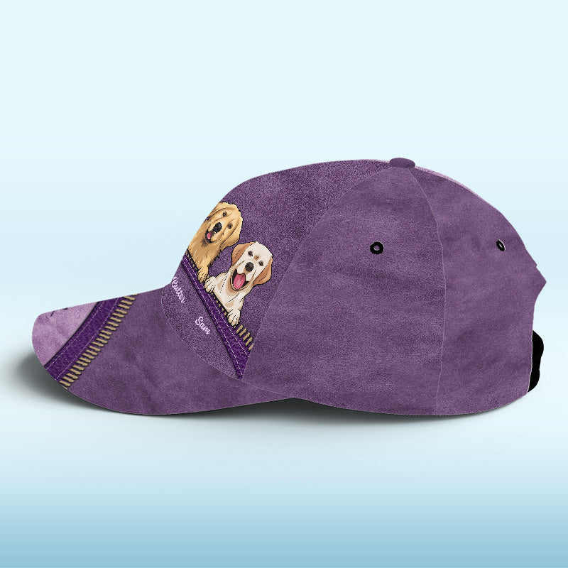 I Love Dogs More Than Humans - Dog & Cat Personalized Custom Hat, All Over Print Classic Cap - Gift For Pet Owners, Pet Lovers