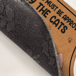 All Guests Must Be Approved - Cat Personalized Custom Decorative Mat - Gift For Pet Owners, Pet Lovers